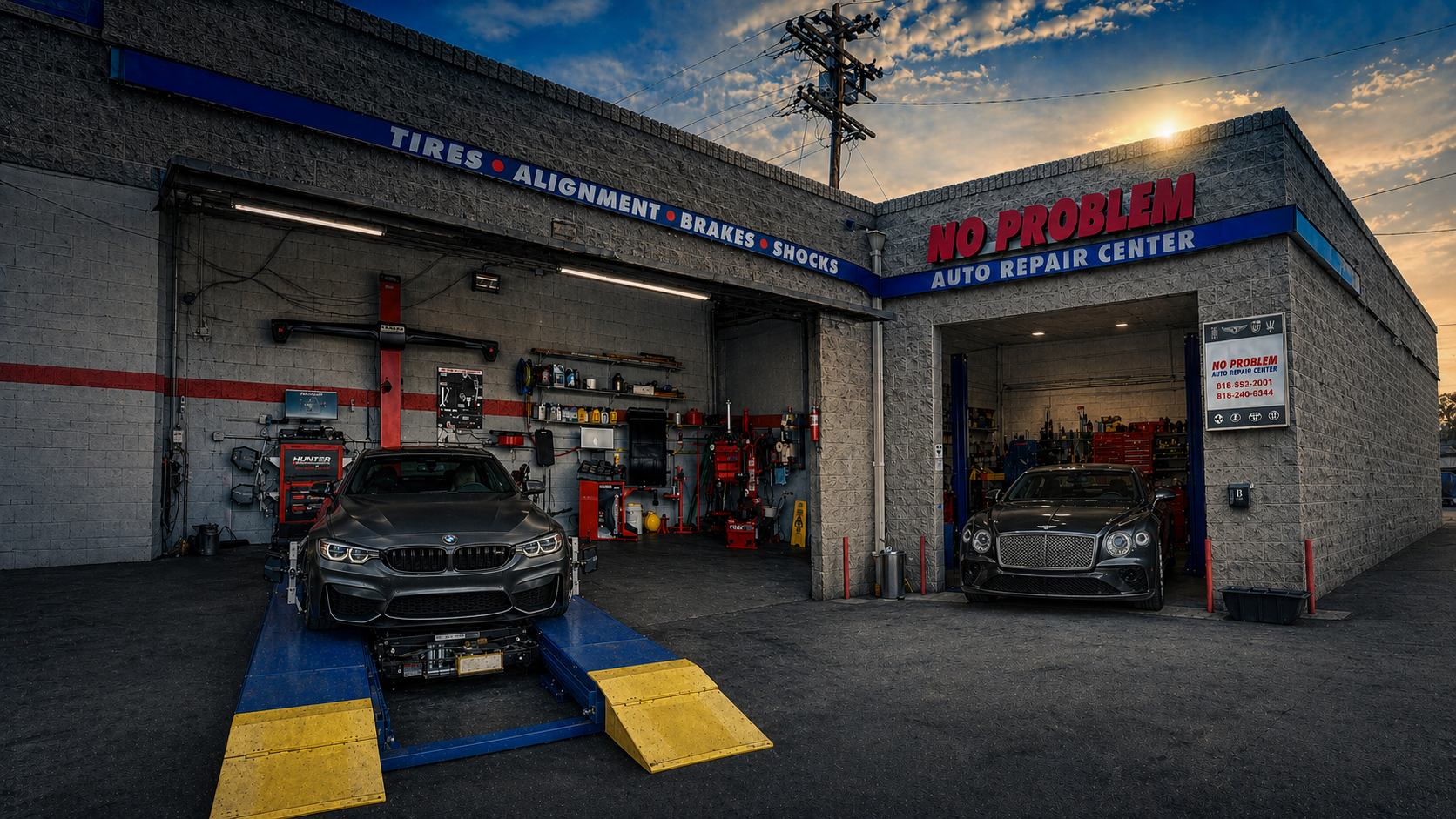 No Problem Auto Repair shop exterior